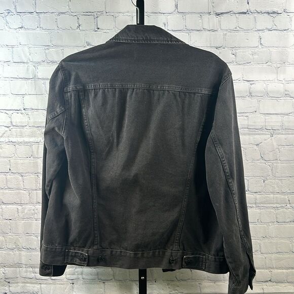 🖤 H&M L.O.G.G. Black Denim Jacket - Size Small - Picture 3 of 3